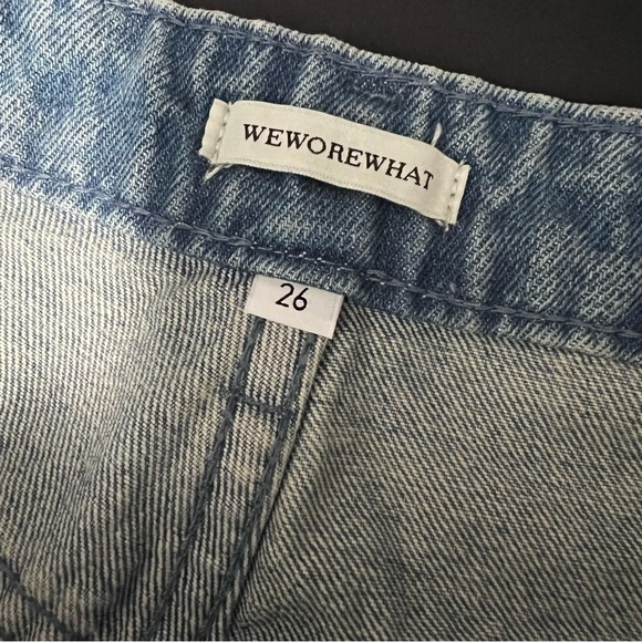 WE WORE WHAT Jeans Women Size 26 Straight Ultra High Rise Icon Fit Slim CL - Picture 12 of 12